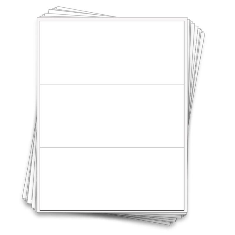 Dashleigh Waterproof Bottle Labels 8x3.5-30 Printable Vinyl Stickers for Inkjet - Custom Labels for 16oz Boston Round, Beer & Water Bottles (White Waterproof Vinyl Inkjet) - Image 1